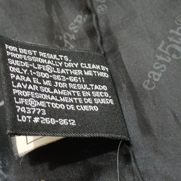 East 5th Genuine Leather Women's Jacket /Coat Black Size Xlarge - Picture 7 of 10